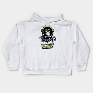 Astronaut monkey Kids Hoodie